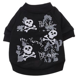 Happy Skull Pattern T Shirt for Dogs (S XXL)
