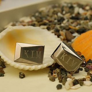 Personalized Simple Cufflinks With Gift Box