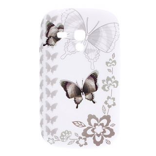 Butterfly Pattern Soft Case for Samsung Galaxy S3 Mini I8910
