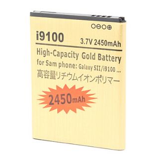 2450mAh High Capacity Gold Battery i9100 GD for Samsung i9100