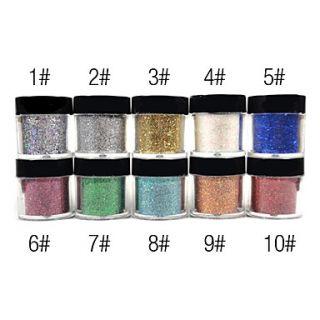 1PCS Colorful Twinkled Powder Nail Decorations (Assorted Color)