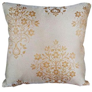 Retro Abstract Floral Polyester Decorative Pillow Cover