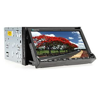 7 inch 2 Din TFT Screen In Dash Car DVD Player With Bluetooth,iPod Input,Navigation Ready GPS,RDS,TV