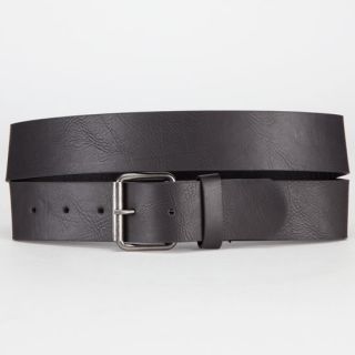 Basic Solid Belt Black In Sizes Large, Small, Medium For Women 215816100