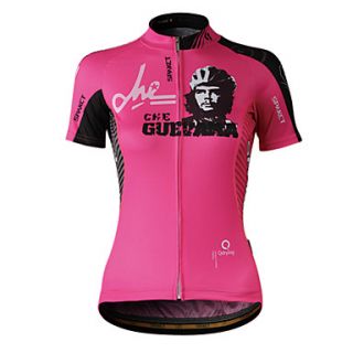 SPAKCT 100%Polyester Short Sleeve Breathable/Quick Drying Women Cycling Jersey S13C03W