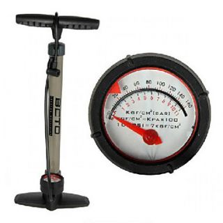 BETO Iron 22 inch Floor Pump with Pressure Gauge CMP 074S