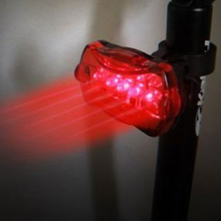 Xingcheng 5 LED 6 Modes Bicycle Tail Light with Super Bright Red LED XC 905T