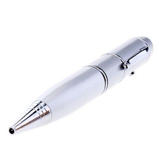 Pen Shaped Aluminum Alloy USB Flash Drives 16G(Silver)