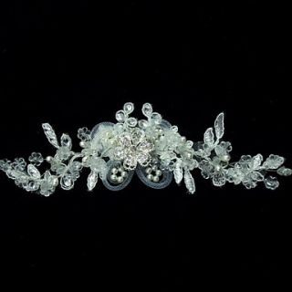 Gorgeous Lace With Rhinestone/Pearl Womens Fascinators