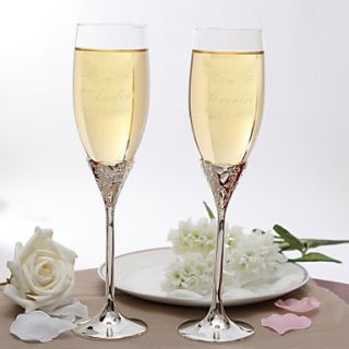 Personalized Classic Toasting Flutes