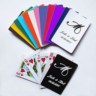 Personalized Playing Cards   Initial