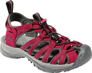 Womens Keen Whisper   Beet Red/Gargoyle Sandals