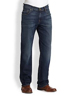 7 For All Mankind Luxe Performance Austyn Relaxed Straight Leg Jeans   Blue