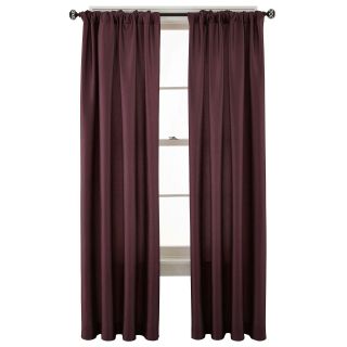 Studio Finley Rod Pocket/Back Tab Curtain Panel, Exotic Plum