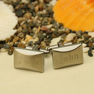 Personalized Slender Cufflinks With Gift Box
