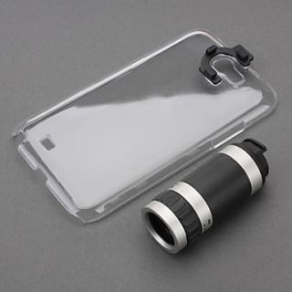 Optical 8X Zoom Telescope Camera Lens Manual Focus with Hard Back Case for Samsung Galaxy Note 2 N7100