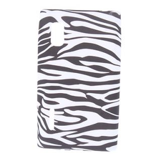 Zebra Stripe Pattern Soft Case for LG Optimus L5 E612