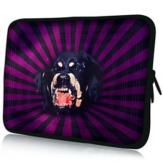 Black DogPattern Nylon Material Waterproof Sleeve Case for 11/13/15 LaptopTablet
