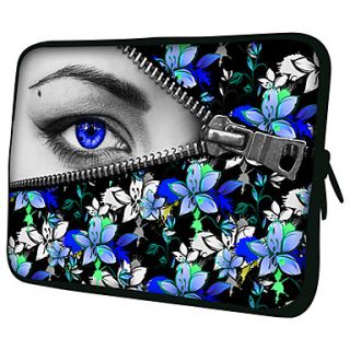 Eye And FlowersPattern Nylon Material Waterproof Sleeve Case for 11/13/15 LaptopTablet