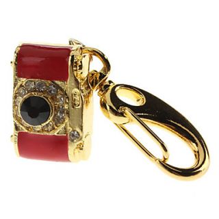 Camera Shaped Metal Material USB Stick 32G(Red)