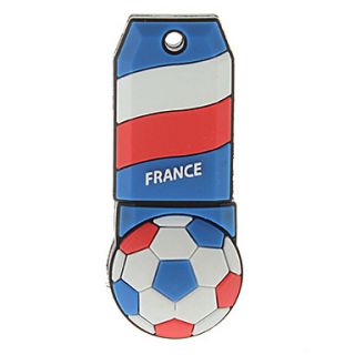 France Ball Shaped Plastic USB Stick 16G