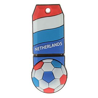 Netherland Ball Shaped Plastic USB Stick 16G