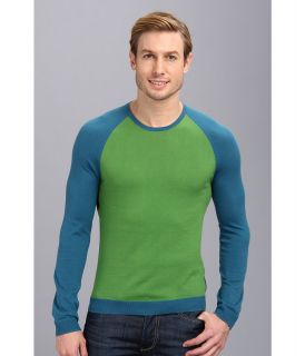 Elie Tahari Clint Sweater   Giza Gassed Cotton Mens Sweater (Green)