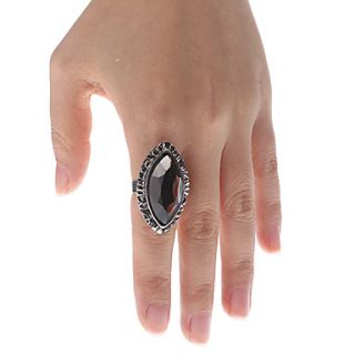 Vintage Style Engraving Marquis zircon Crystal Ring