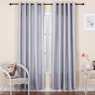 (One Pair) Classic Energy Saving Solid Curtain