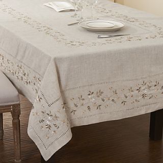 Regtangular Hemstitched Linen Tablecloth