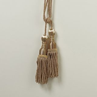 Classic Brown Polyester Tassel (One Pair)