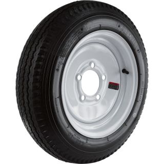5 Hole High Speed Standard Rim Design Trailer Tire Assembly   20.5 x 4.80 x 12