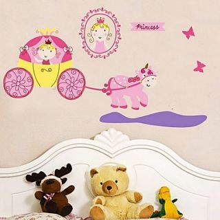 Pink Princess Wall Sticker