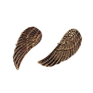 Vintage Antique Copper Wings Pattern Brooch