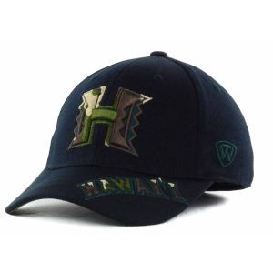 Hawaii Warriors Top of the World NCAA Dog Tag One FIt Cap