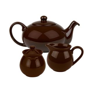 Waechtersbach Fun Factory Teapot Set, Chocolate (Brown)