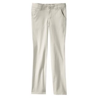 Cherokee Girls Twill Pant   Oyster 10