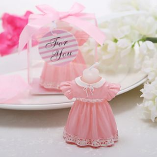 Lovely Pink Skirt Candle Favor