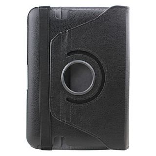 360 Degree PU Leather Case Cover Holder Stand For  Kindle Fire HD 7.0 Tablet (Black) MN30101