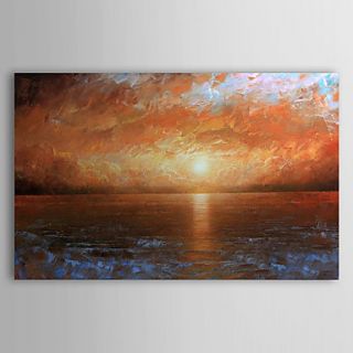 Hand Painted Oil Painting Landscape Sea with Stretched Frame 1306 LS0333
