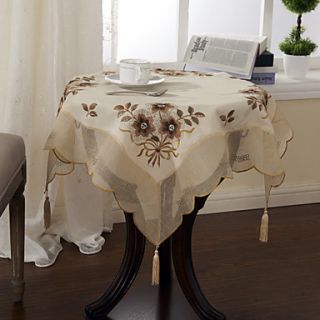 Classic Polyester Beautiful Floral Table Cloths
