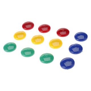 2cm Colorful Rounded Magnet (12pcs)