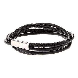 Double skin Leather Rope Loopy Bracelet