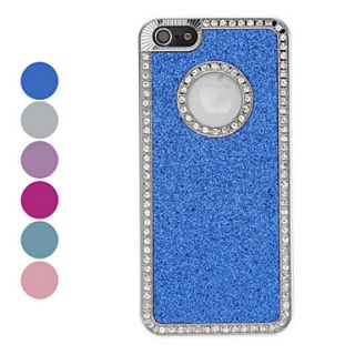 Diamond Frame Shimmering Powder Hard Case for iPhone 5/5S (Assorted Colors)
