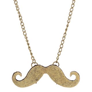 Bronze Chic Mustache Necklace