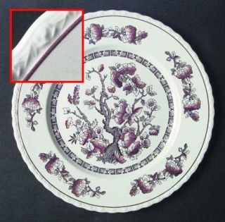 Myott Staffordshire Dynasty (Rope Edge) Dinner Plate, Fine China Dinnerware   Br