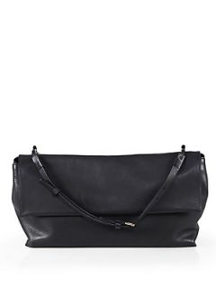 The Row Flap Shoulder Bag/Clutch   Black
