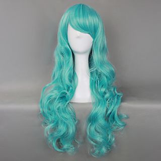 Love Warrior Teal Gothic Lolita Curly Wig