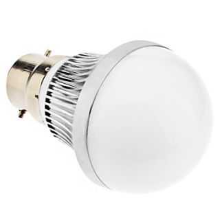 B22 6W 12x5730SMD 480 540LM 6000 6500K Natural White Light LED Ball Bulb (85 265V)
