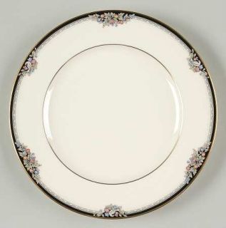 Noritake Philharmonic Salad Plate, Fine China Dinnerware   Bone, Ivory Body, Bla